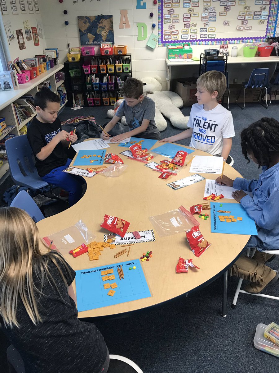 MissRies's tweet photo. Our place value assessment is full of fun and FOOD 😊😋 #makinglearningfun #placevalue #iteach2nd https://t.co/UfgrD3wCvE