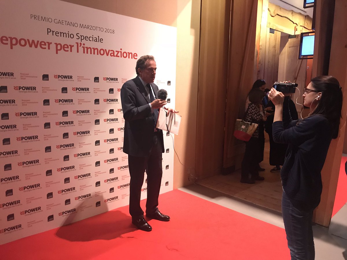 HMbyrepower's tweet photo. .@ElisabettadeLu di @Affaritaliani intervista l’Ad di #Repower Fabio Bocchiola su #PremioSpecialeRepower @LaTriennale https://t.co/nDfwQQcm5Y