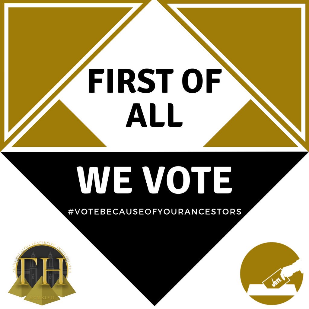 Did you vote today? The Gamma Eta chapter must encourage you to do so. It’s on us!