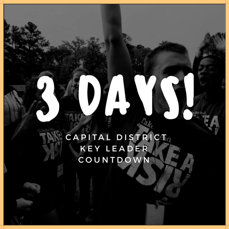 CapKeyLeader's tweet image. 3 days until Key Leader in Haymarket, VA! Details regarding the event have been emailed to all participants. Didn’t receive an email? Send us a message or email Site Coordinator Stephanie at sfeinberg94@gmail.com