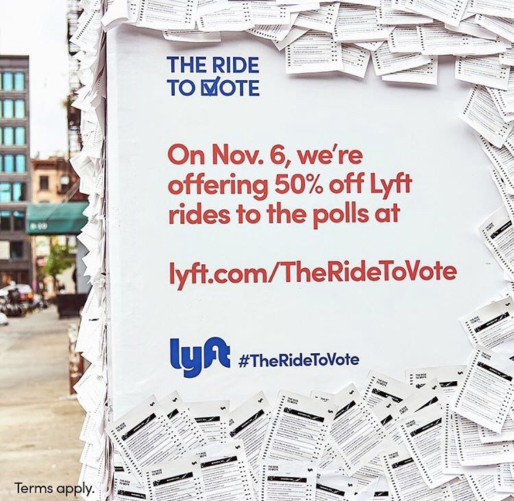 GoVoteNo's tweet image. Need a ride to the polls? Lyft is offering 50% off rides so you can use your voice! Click here to learn more: blog.lyft.com/posts/2018/8/2… #GoVoteNo #GoVoteAgainst