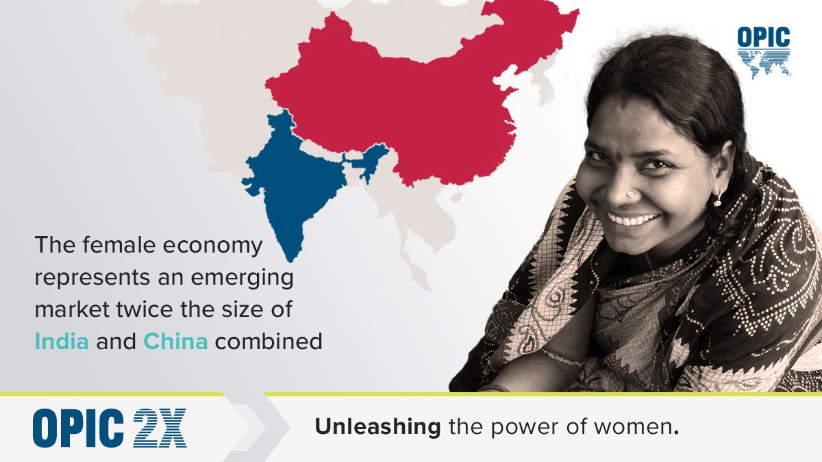 With better participation in the global economy, women could add trillions to world GDP. Through <a href="/OPIC2X/">OPIC 2X Women's Initiative</a>, <a href="/opicgov/">chris thurlow</a> is committed to unlocking the opportunity women represent. Learn more: 2x.opic.gov