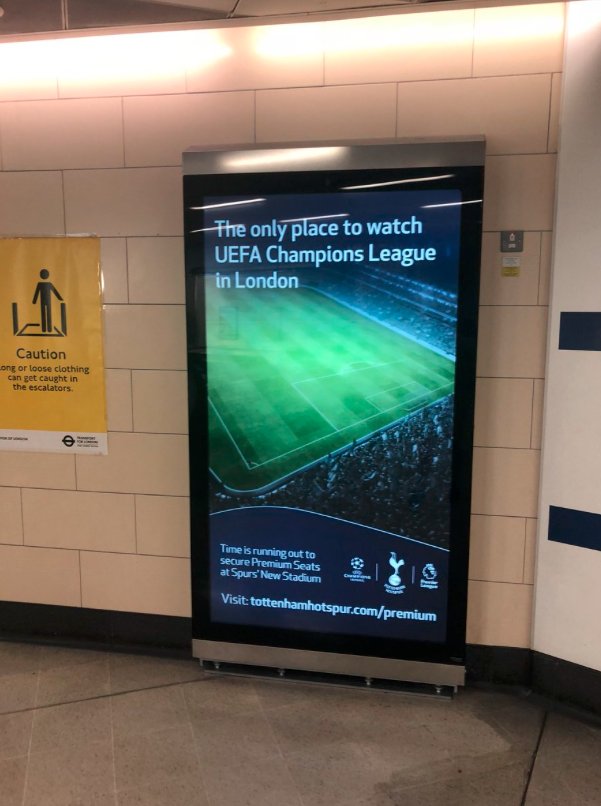 With Spurs welcoming PSV in the Champions League tonight it gives us another perfect opportunity to take the piss out of THAT ad...