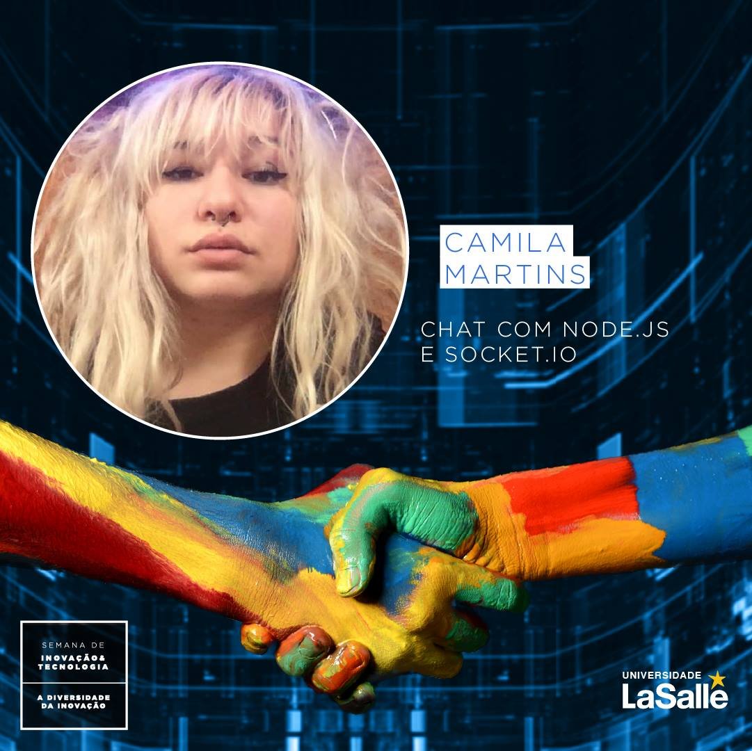 NodeGirlsCode's tweet image. Nesta quinta-feira agora nossa coordenadora vai estar em Canoas dando um workshop NodeGirls de Node.js com Socket.io &lt;3