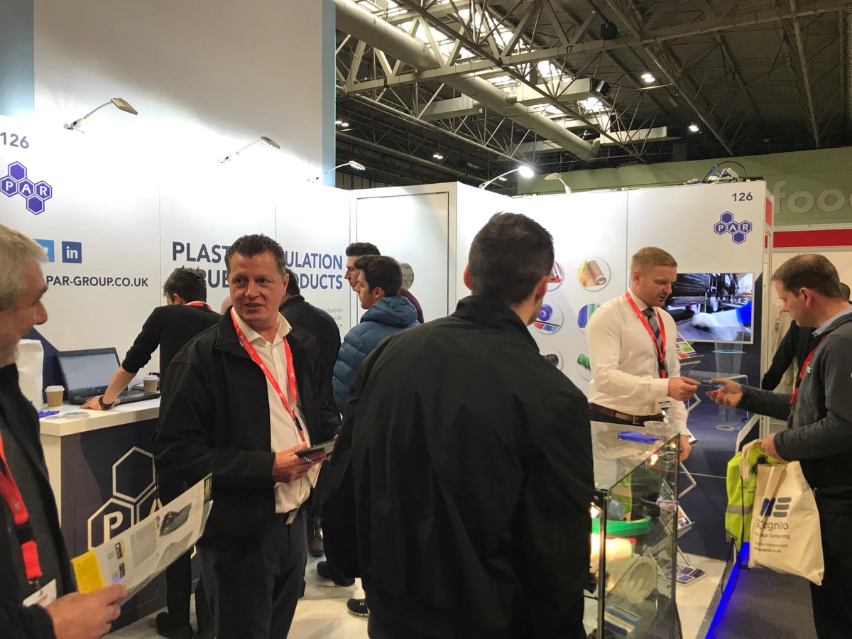 PAR_Group's tweet photo. Itโs been a busy day for us at the @UKMAINTEC exhibition. You still have time to drop by stand 126 from 10am tomorrow to see how we can help with your plastic, insulation and rubber engineering solutions!
#maintec #engineering #maintenance #manufacturing #necbirmingham #PARGroup https://t.co/svgJVfJw0I
