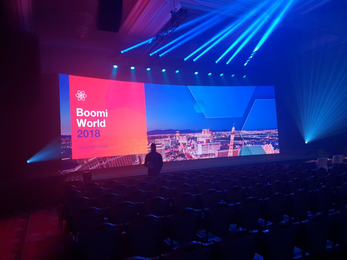 Looking forward to the start of #boomiworld18 !!