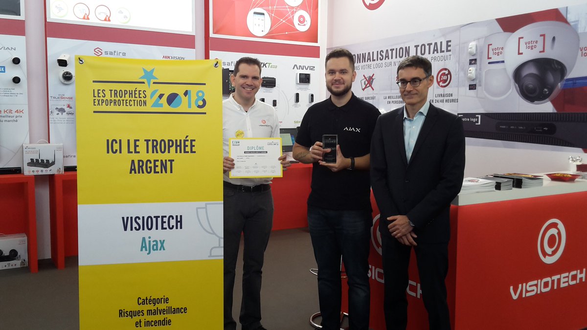 expoprotection's tweet image. Venez à la rencontre des gagnants des Trophées de l'#Innovation dans l'univers risques malveillance &amp;amp; #incendie sur #Expoprotection2018 jusqu'au 8 novembre à Paris Expo - Porte de Versailles
#sécurité #sûreté