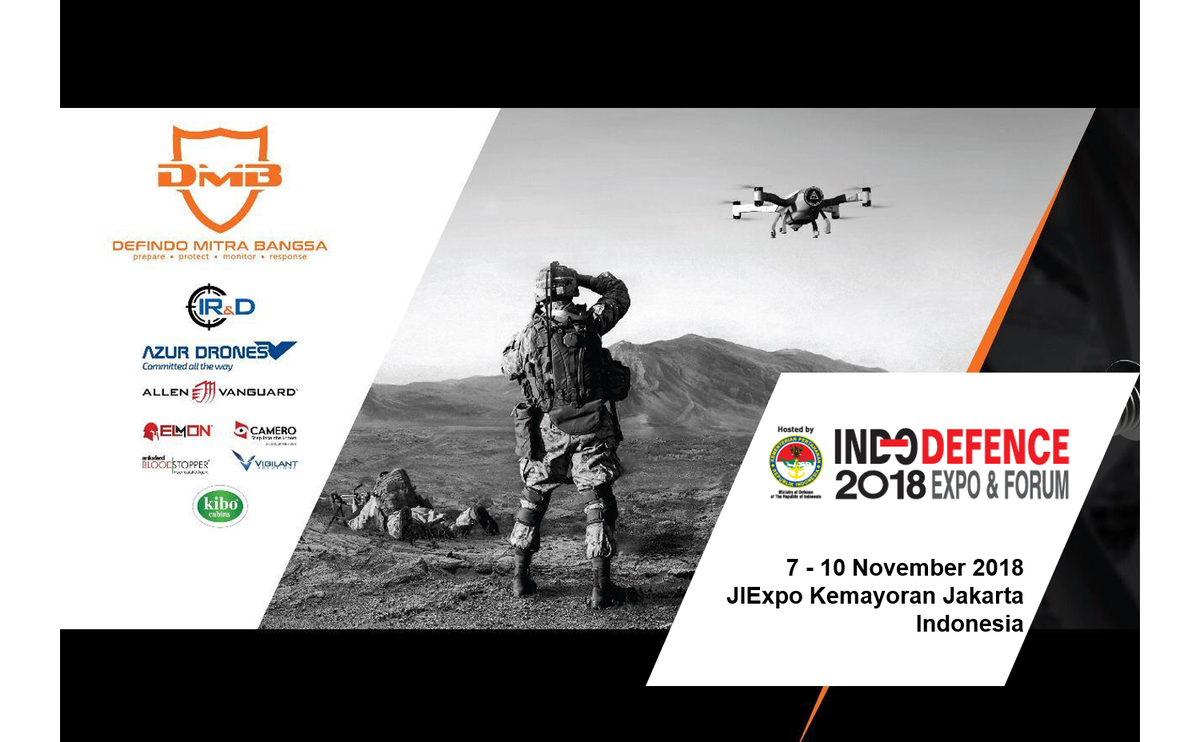 AzurDrones's tweet photo. #DronesGuard In addition to #expoprotection2018 in Paris, we will be present tomorrow at #IndoDefense2018 in Jakarta! Discover Drones'Guard solutions from 7th to 10th November on the booth of our local partner DMB. 
#surveillance #UAV #drones https://t.co/FnrbbXg69t