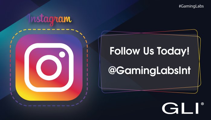 Connect with GLI on #Instagram and stay ahead of the game! Join our global conversation with company updates, key gaming/lottery industry insights, the latest tech innovations, newsworthy events, photos, and more. Follow us at instagram.com/GamingLabsInt #GamingLabs #GLI