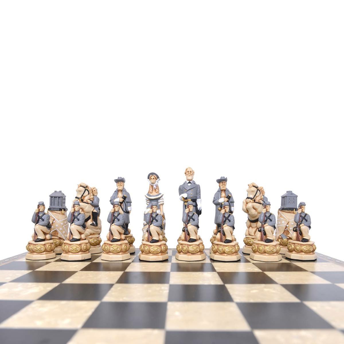 American Civil War by The finest UK Chess makers Studio Anne Carlton. Hand sculpted, Hand made, Hand painted for beautiful luxury. studioannecarltongames.com/product/americ… #MidtermElection2018 #Midterms