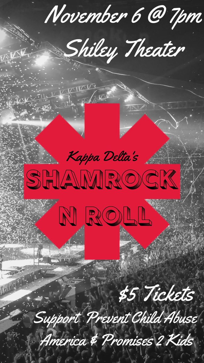 Shamrock N Roll is TONIGHT! Please donate anything you can using this link. All proceeds will go to Prevent Child Abuse America and Promises 2 Kids (and DM us if you want a ticket!) billhighway.com/aph/forChapter…