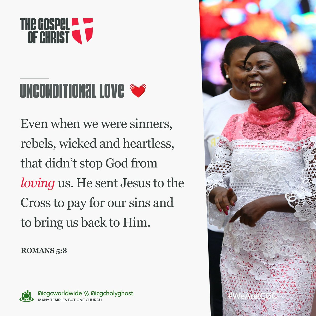 MensaOtabil's tweet photo. There is no sin too great that will make Jesus love you less. No one is beyond the grace of God. #TheGospelOfJesus https://t.co/Y5BD09AGuy