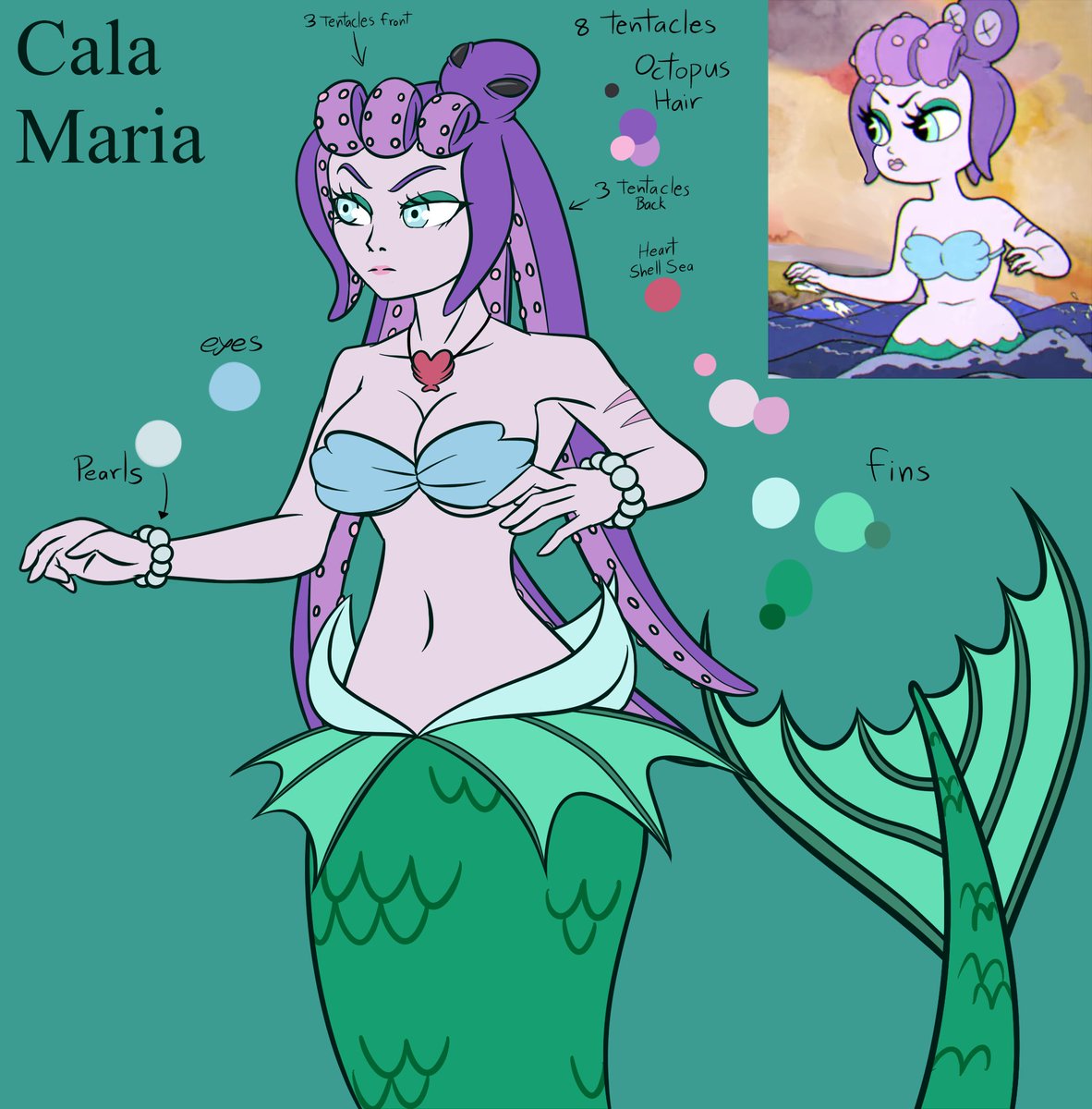 Emilian3661993's tweet photo. #cuphead #cuphead_boss #calamaria #hildaberg #sallystageplay #rumorhoneybottoms #redesigned #Reference 
Cuphead bosses humanized https://t.co/h2Afi2hEjg