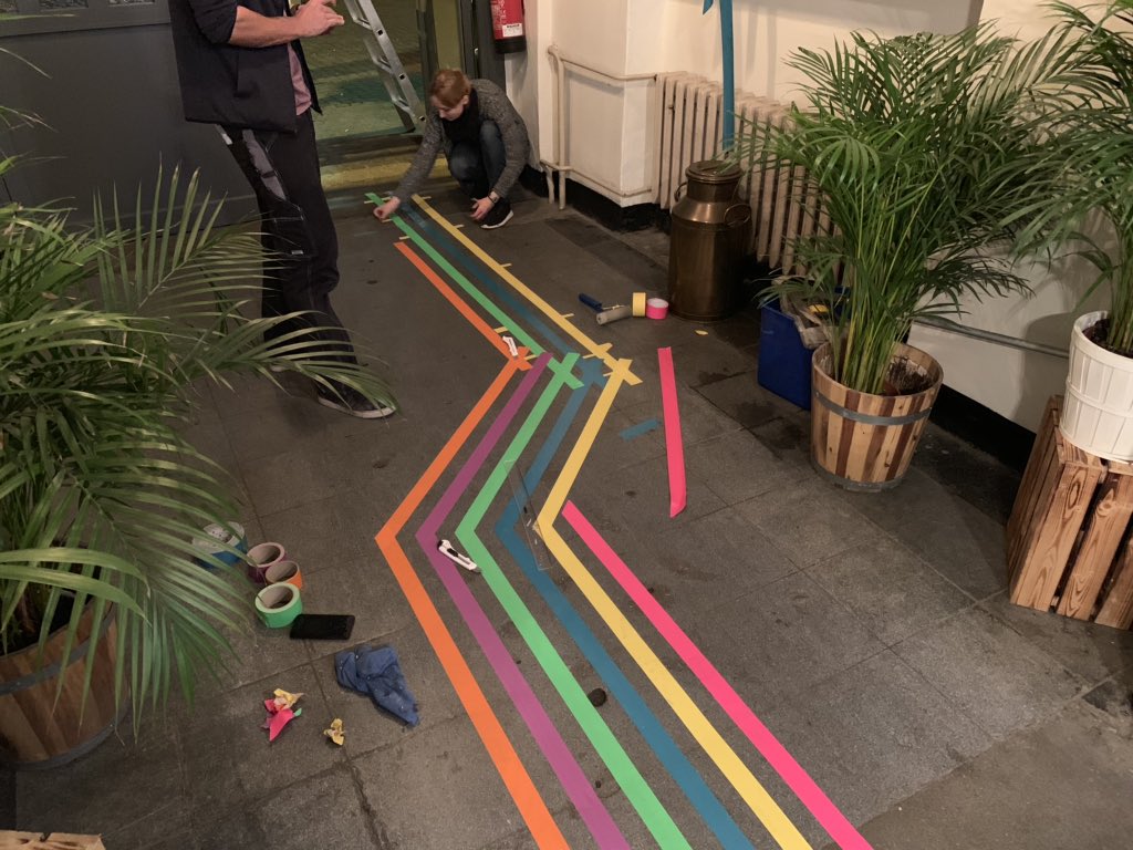 Juice10's tweet image. Loving the color coding guides of the conference rooms #mwm18 #conferenceprep