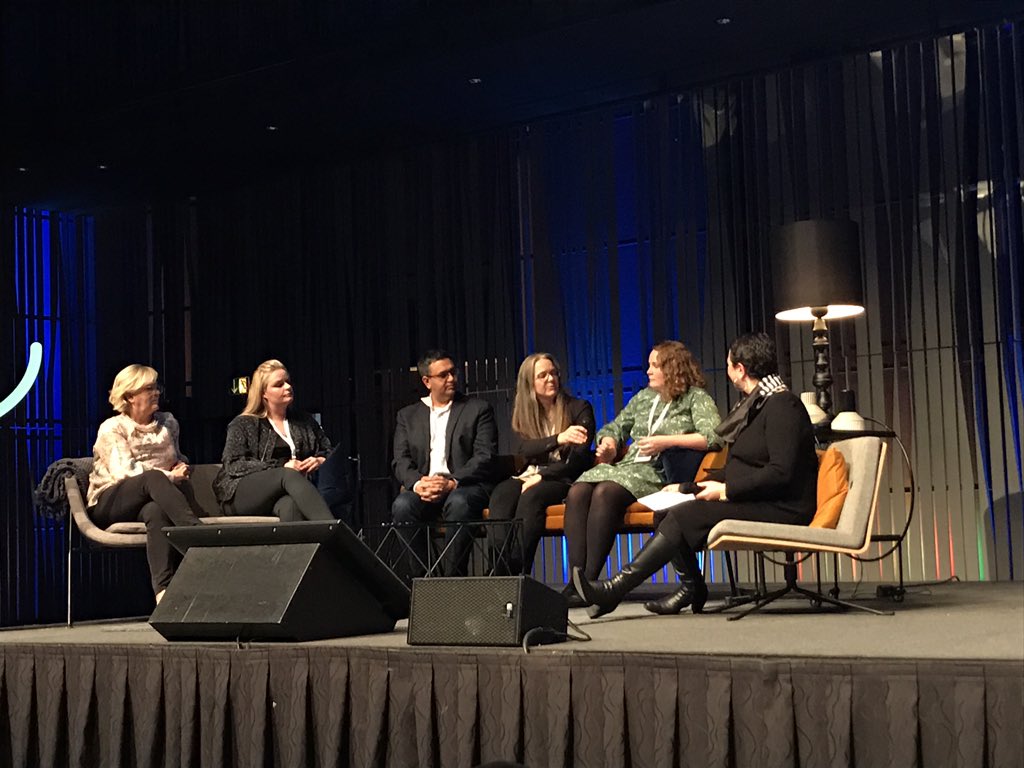 meniga's tweet photo. "If you have different traits at the table, you will get better results" says Áslaug VP Professional Services at Meniga #FIN42 https://t.co/JVfsLssqqq