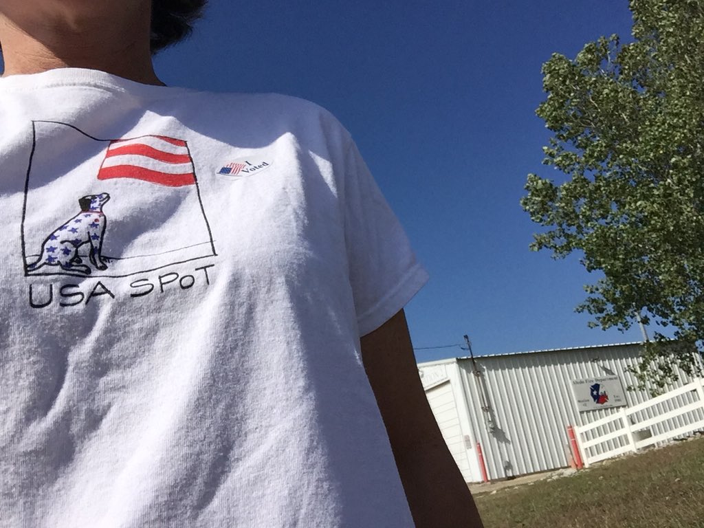 beyourownSPoT's tweet photo. I voted! Have you? Go vote!#USASPoT https://t.co/ZS4h7R7WA9