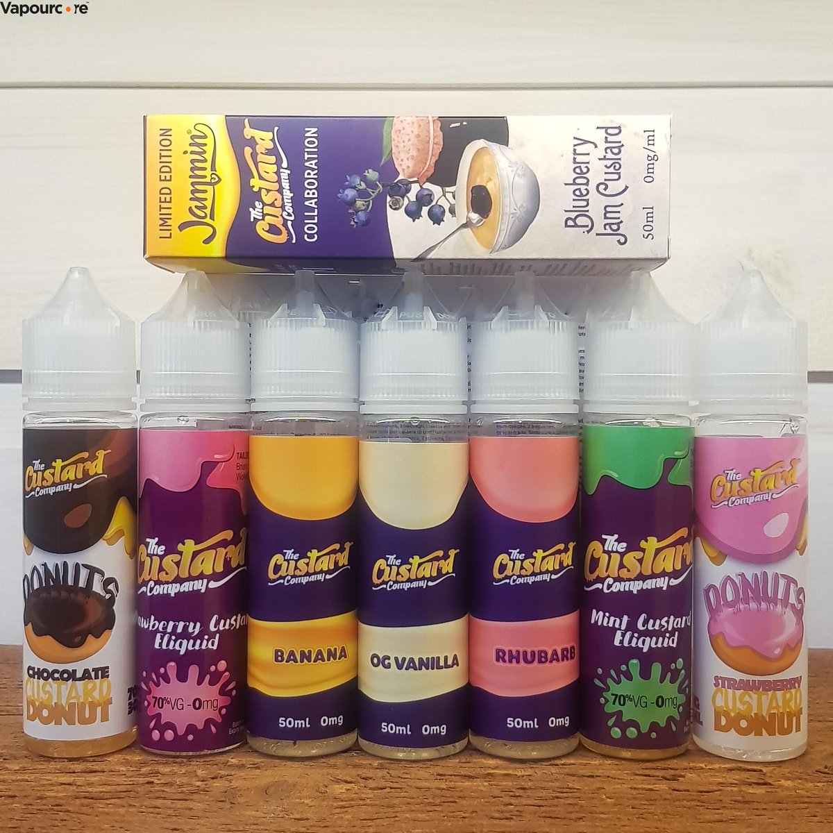 Vapourcore's tweet photo. Our newest guest range is THE CUSTARD COMPANY! 8 creamy and delicious new flavours.

Available in stores: https://t.co/5SV8Fuo0JZ

@thecustardcomp1 #Vapourcore #TuesdayThoughts #vapeon #vapefam #custard #cloudchasing #vapecommunity #highvg #eliquid https://t.co/pKNqLTesMw