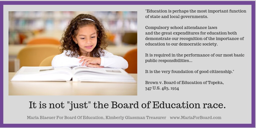 MariaForBoard's tweet photo. Please vote all the way down your ballot - local races matter!

Remember, I am the only Maria on the ballot, and the first name in the District 1 Board of Education box! https://t.co/oXTxGPDczR