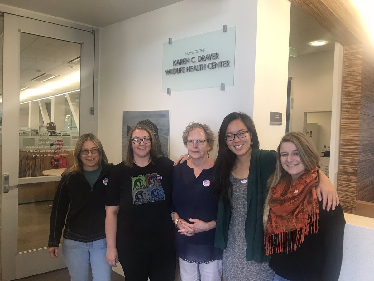 Excited to support our staff in making their voices heard today! Please join us & exercise your right to vote. #OneHealthUCD #Vote4science