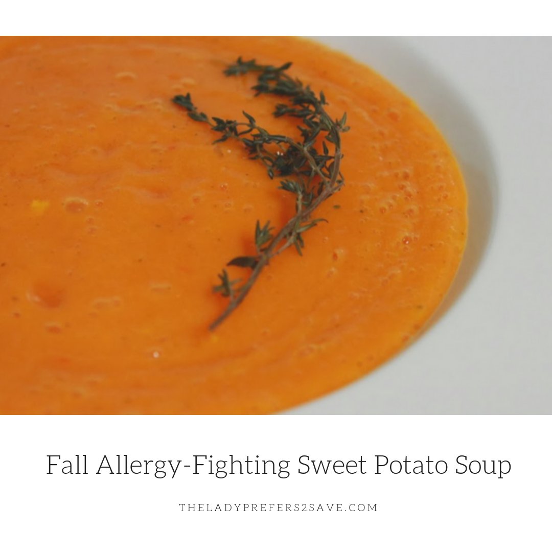 Fall Allergy-Fighting Sweet Potato Soup: theladyprefers2save.com/sweet-potato-s…

#vegan #plantbased #fallallergies #instapotrecipes #souprecipes