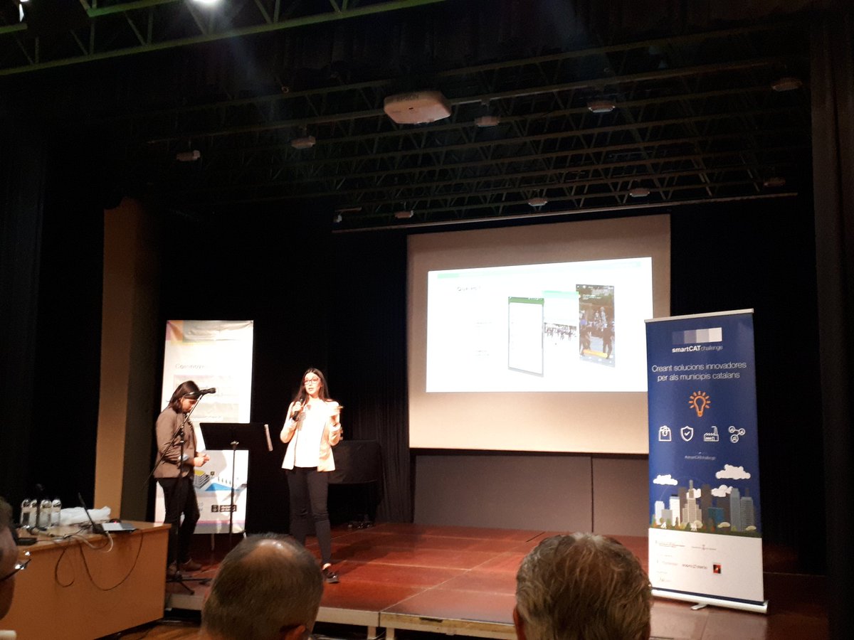 6qtxeig's tweet image. A #Sabadell se celebra avui la final de l&apos;#smartCATchallenge 2018, amb la presentació dels 10 finalistes i l&apos;elecció dels guanyadors. Buscant innovadors que creen solucions per a les ciutats, en mobilitat, economia circular, comerç, etc.