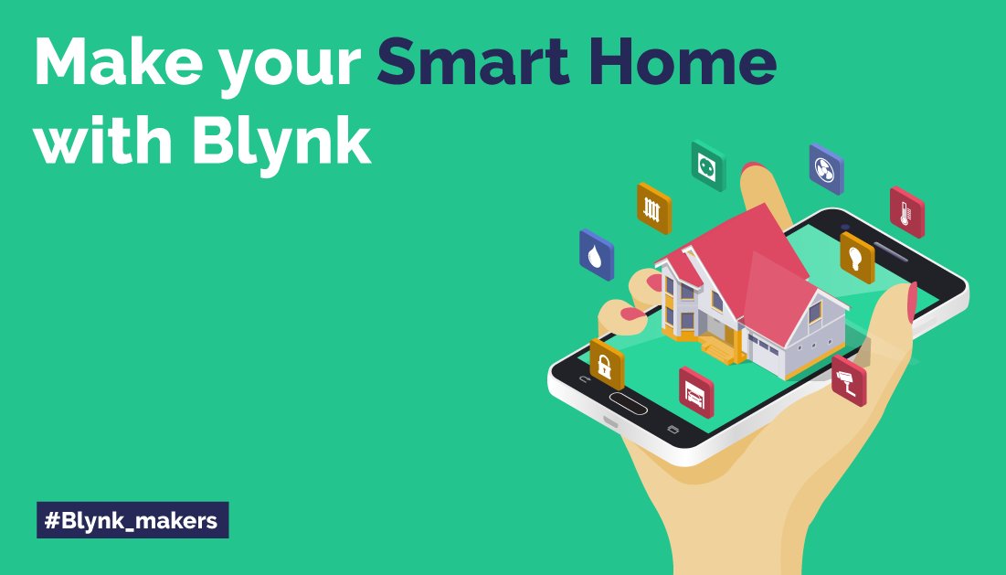 blynk_app's tweet image. Automating your home has never been easier! With the push of a button on the #Blynk_app, you can turn on a fan, flick on a light and fire up your furnace.
Check out how #Blynk is part of the #smarthome revolution: bit.ly/2REYken
#IoT #Internetofthings #smarttech #Arduino