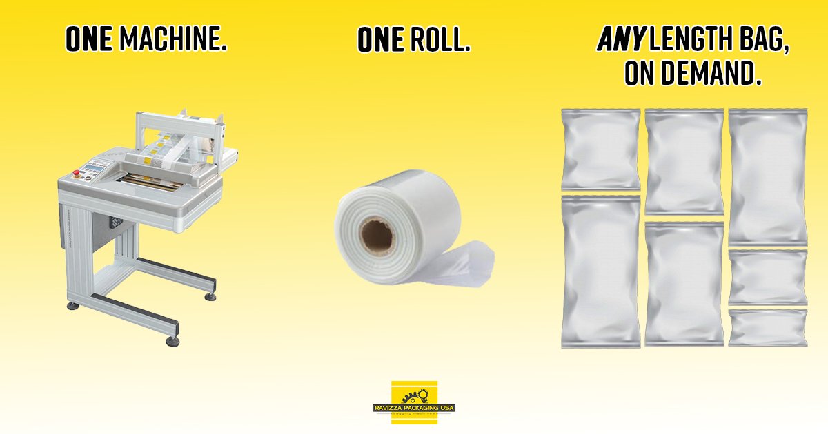 RavizzaPackUSA's tweet photo. #Automation is not the future, automation is now.
More and more companies are demanding #specialized packaging tailored to the specifics of their product.
"One size fits all" is a thing of the past..
But one machine for all sizes is finally here.
#BornToBag #BornToPack https://t.co/bpCeKS8GtE