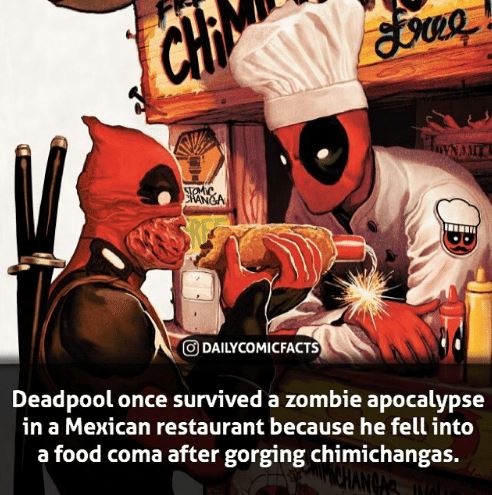 Deadpool: let's eat some Chimichangas - dePepi