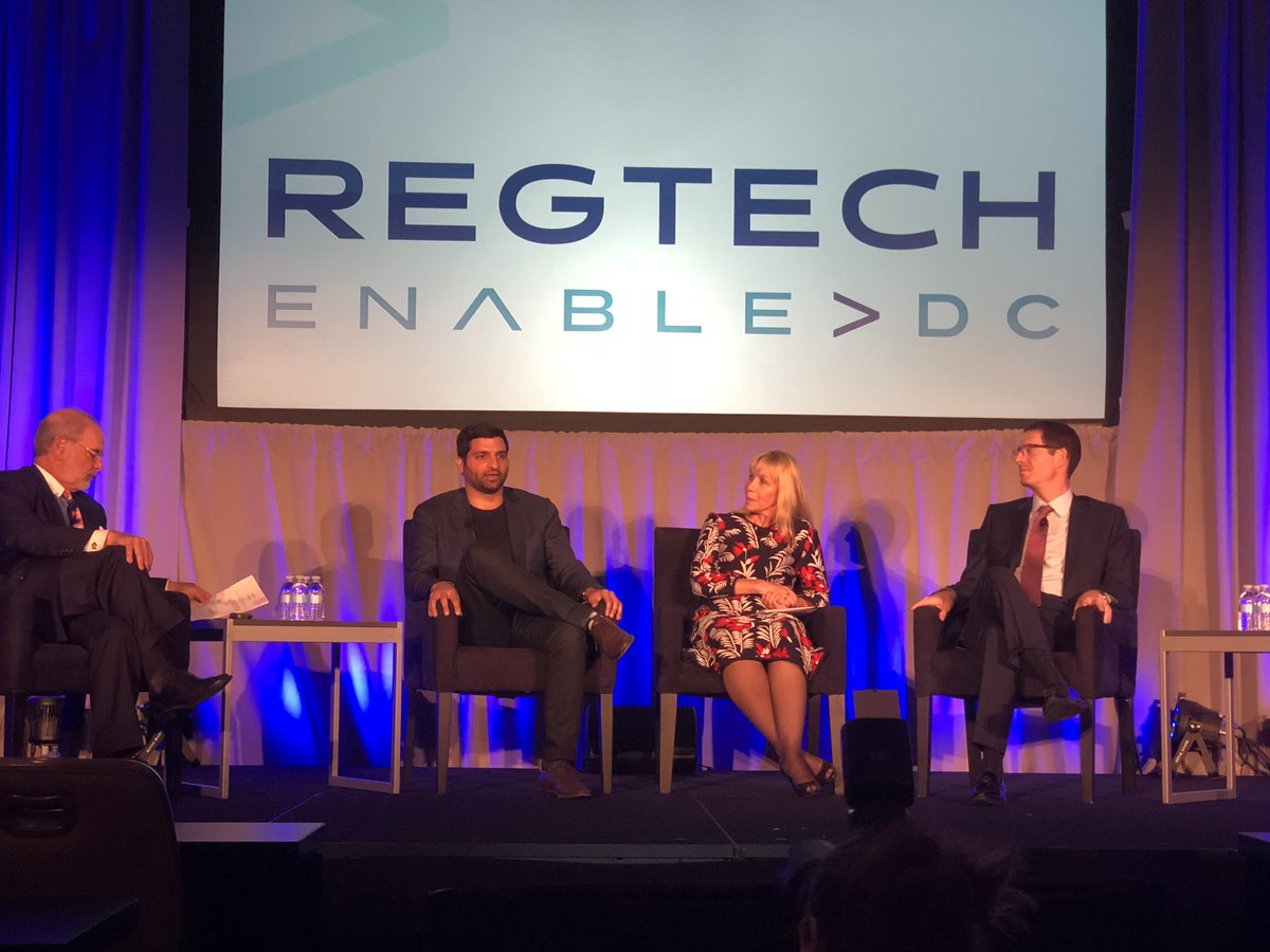 blendlabsinc's tweet image. Our CEO Nima Ghamsari is excited to be in D.C. today chatting partnerships between tech and finance at @RegTechEnable with Tom Vartanian of @georgemasonlaw, Brian Brooks of @coinbase and Kathryn Reimann, formerly of @citi. Great discussion! #RegTechEnable