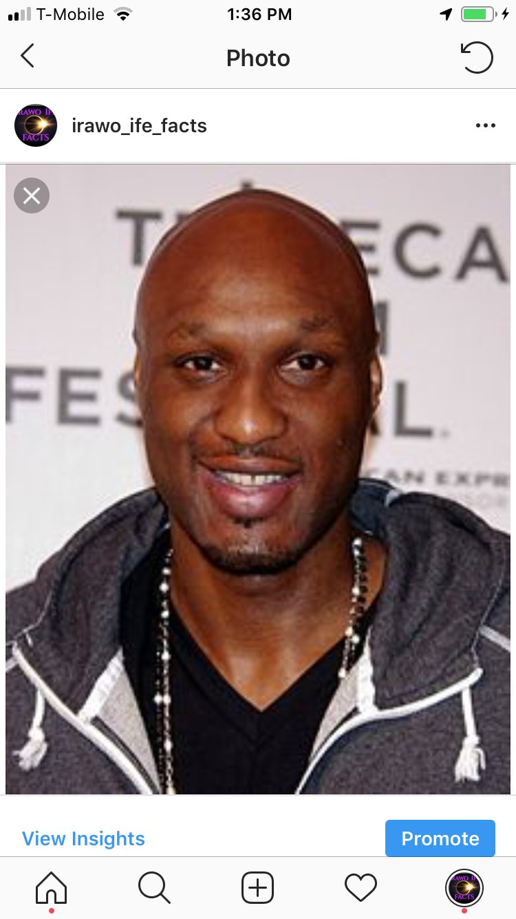 Lamar Odom happy bday fam 