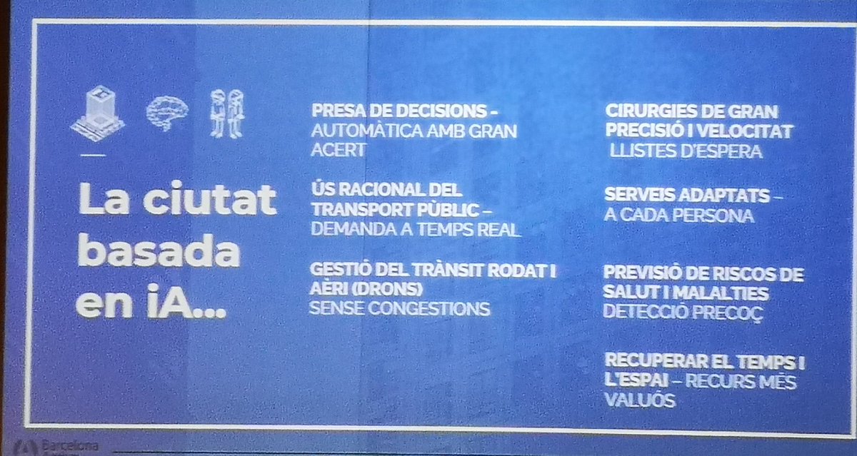 annapuigrad's tweet photo. Por fin una charla positiva y constructiva de #InteligenciaArtificial ¡Gracias @jordicaralt ! #SmartCity https://t.co/zl1hdstAda
