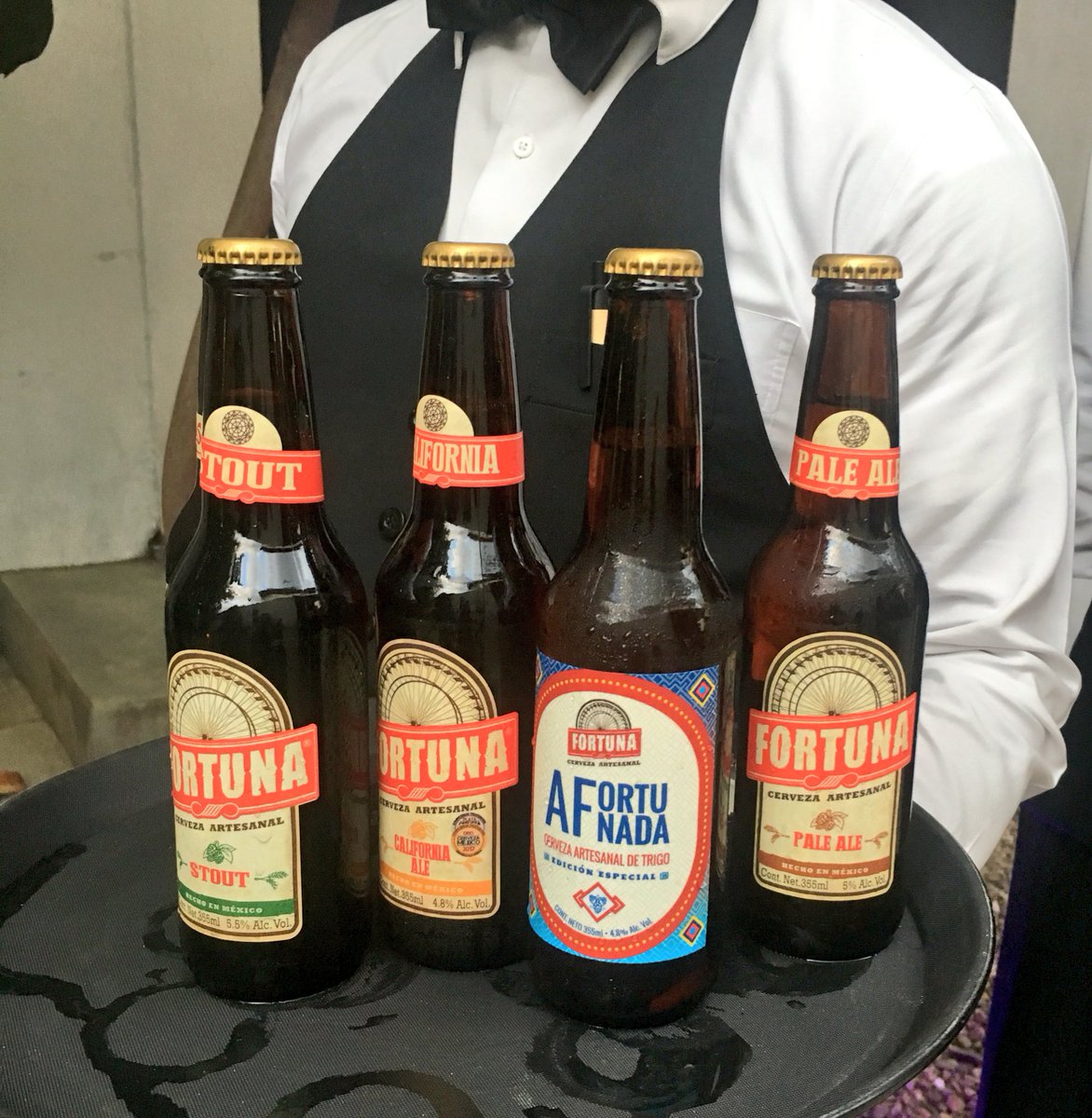 El evento gastronómico del año con <a href="/fortunacerveza/">Cerveza Fortuna</a> para empezar la noche :) 🍻 #GourmetAwards 2018