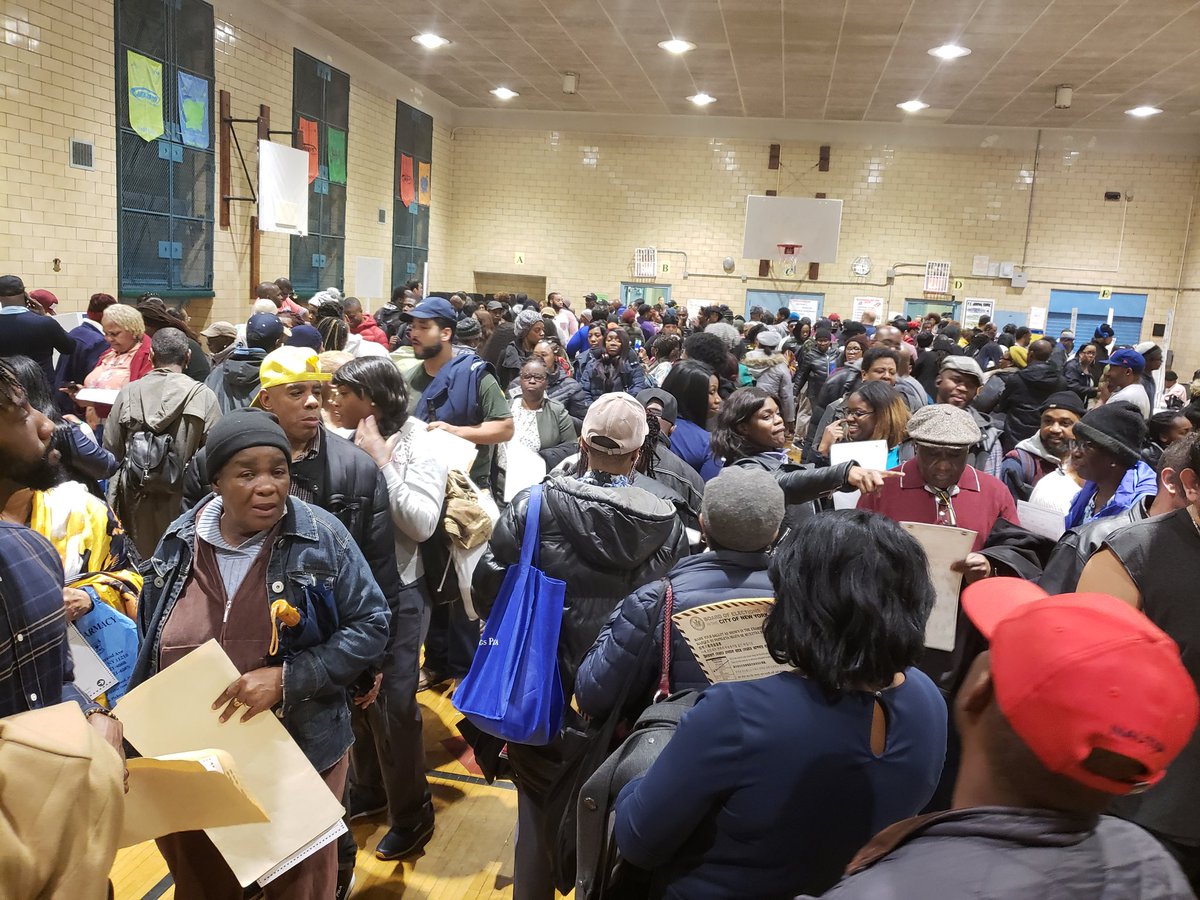 In all my years I've never seen the street closed by police because of severe voting problems. The <a href="/BOENYC/">NYC Board of Elections</a> failed us today, followed by an Albany that refuses common sense voting reform that would help ease the strain of this system. PS 269 / Nostrand Ave

#ElectionDay