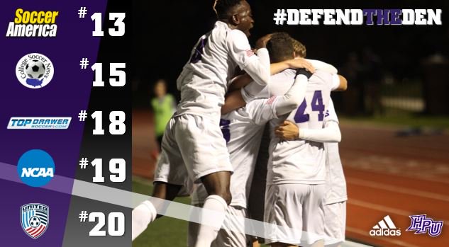 🚨HISTORY MADE🚨
The Panthers are now ranked in the Top 20 in all four major polls, and the Top 20 of the NCAA's RPI. An historic milestone for <a href="/HighPointSports/">High Point Panthers</a> and <a href="/HighPointU/">HighPointUniversity</a>. #DefendTheDen #GoHPU