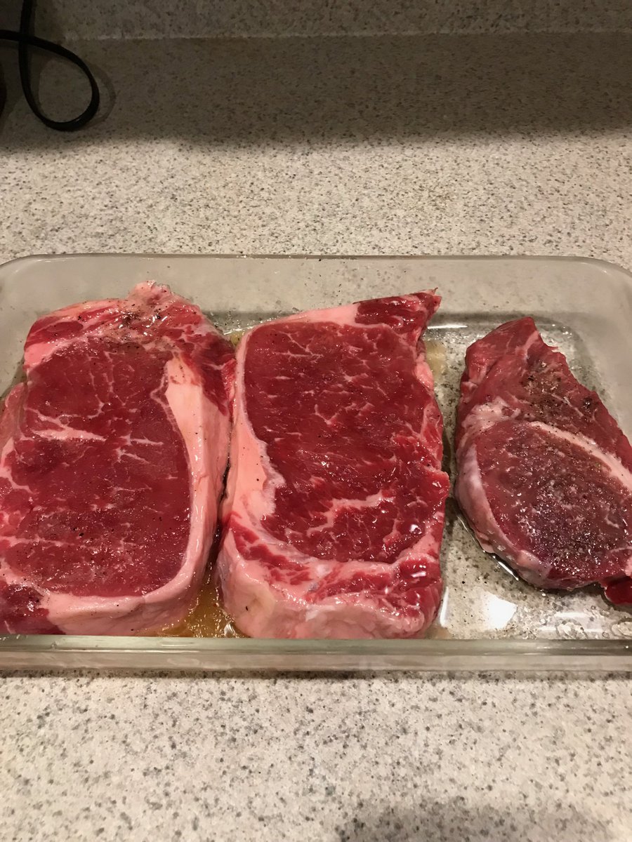 tifmcclure's tweet photo. Rib-eye and filet for all the red meat #Republicans at my house to own the vegan, weather cult, high tax, identity obsessed, open borders, kavanaugh framing Libs. #VoteToday #VoteRepublican #VoteRed #VoteRedForBorderSecurity https://t.co/6yyB194KSA