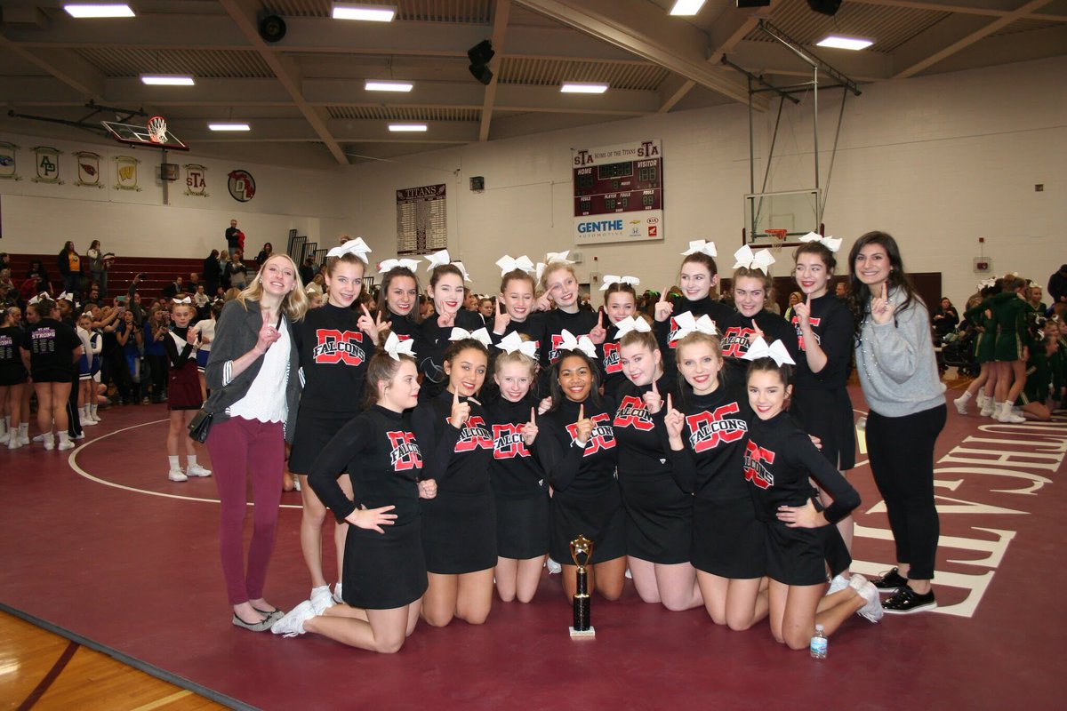 DCJVcheer's tweet photo. As this season comes to an end, we would like to say farewell to our amazing Coach Alex):Thank you for all you’ve done. We were so lucky to have a coach who inspired us each &amp; everyday to be better then we were the day before. We love you &amp; again thank you❤️ https://t.co/v5Qw4B5MWP