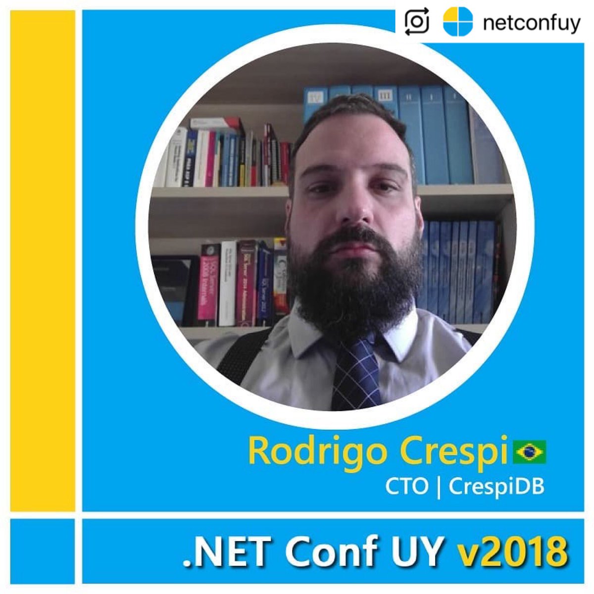 SQLCrespi's tweet image. Estaré en @NETConfUY hablando de #sqlserveronlinux no te pierdas! #MVPBuzz #MVPBR #linux #Montevideo #mssqlserver