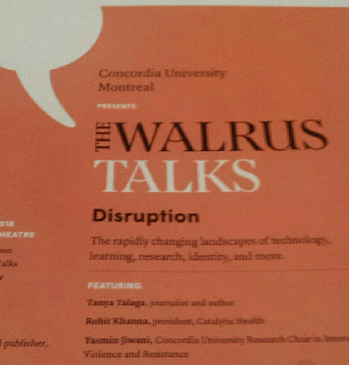 Temi_AAR's tweet photo. Hello Toronto! So excited for profs Jiwani and Martin talking #disruption and our very own #CUalumni speaking as well @TrannaWintour. Let's do this. #CUtalks https://t.co/zqBUvD5uKz