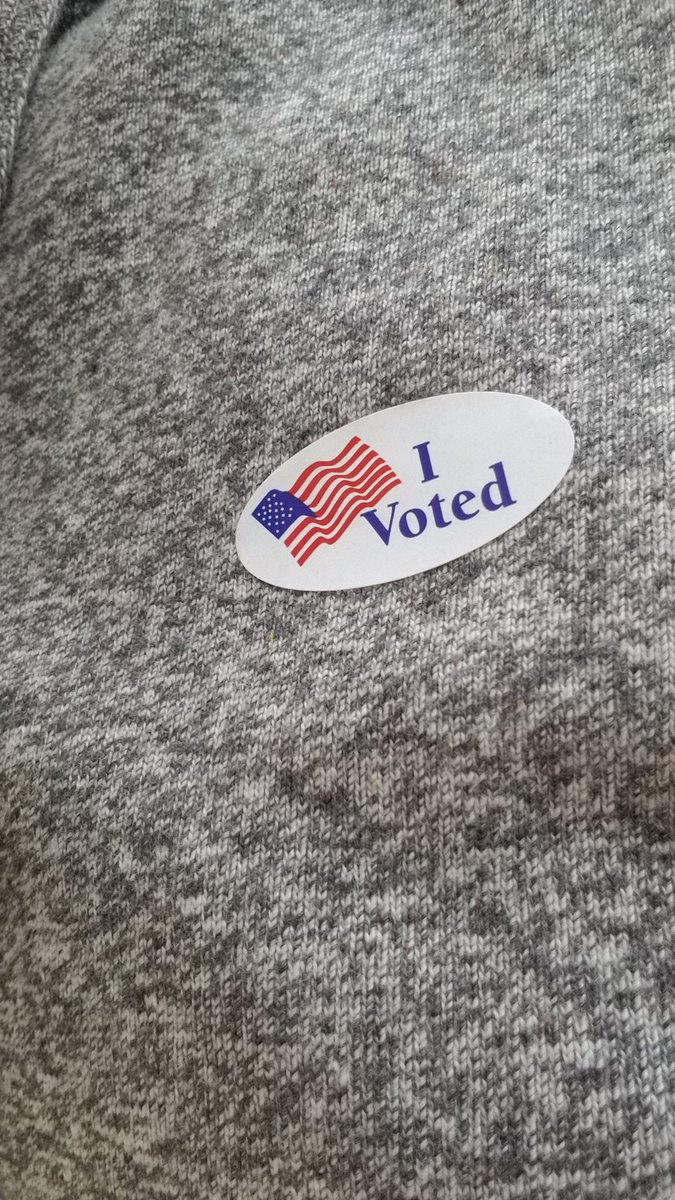DEagronomy's tweet photo. We had a productive 24 hours #IVoted #newamerican @montineee https://t.co/dcE4X3zlmz