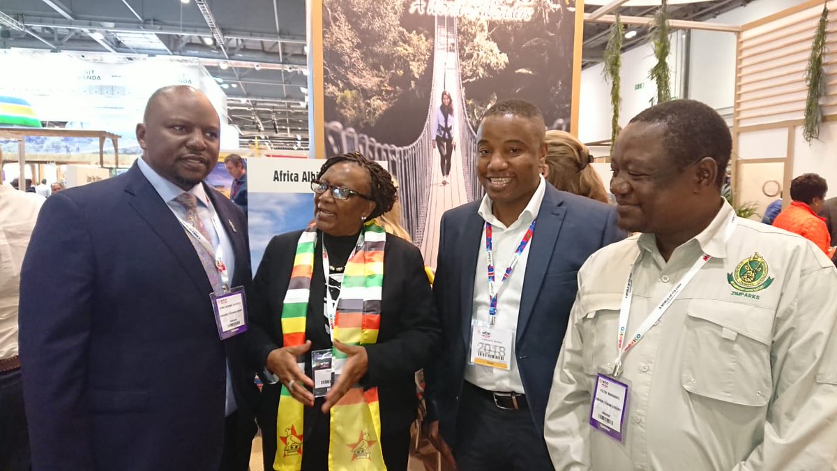Visited the Zim Stand today to support ZTA at the World Travel Market Event (London).Caught up with the Min of Tourism Hon P Mpfumira who was excited about the good times ahead as Zimbabwe continues to receive record number of tourist visitors this year.@edmnangagwa @ZtaUpdates