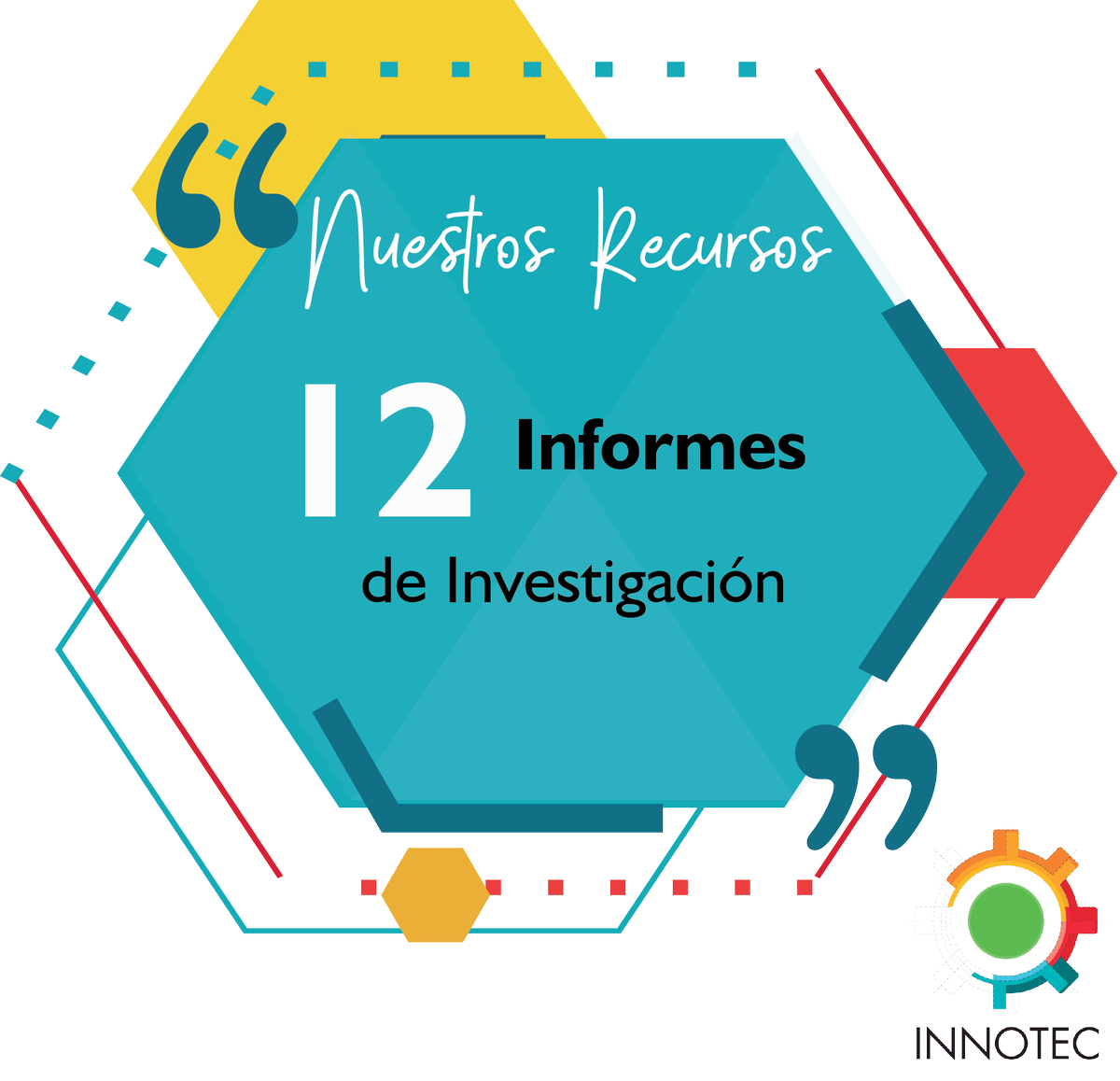 INNOTECUIS's tweet image. #INNOTECuenta #NuestrosRecursos

En INNOTEC se han realizado 12 informes de investigación.