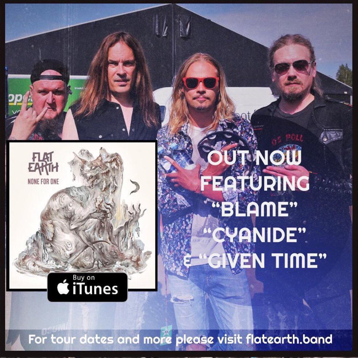 Mixu666's tweet photo. So guys the Flat Earth record is finally available on iTunes. https://t.co/EqhJA9YHOc