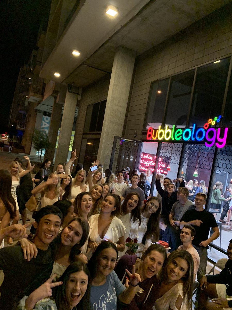 Thank you to everyone who came to our first philanthropy event last night at Bubbleology