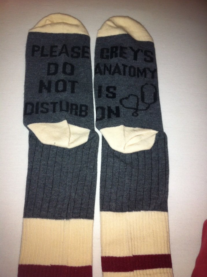 TroiAnLiar381's tweet image. I'm gonna wear these socks watching Grey's Anatomy obviously and every time someone wants me to do something i'm gonna put my feet in front of their face 😂💁‍♀️ @GreysABC
