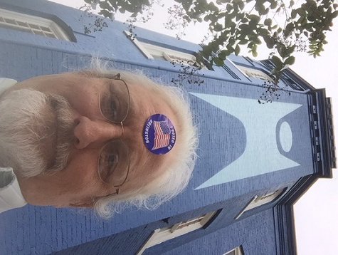 americnhumanist's tweet image. The Center for Freethought Equality's Political and PAC Director, Ron, and the Humanist Press Director, Luis, put their #SecularValues to work at the ballot box today! #SecularValuesVoter #ElectionDay