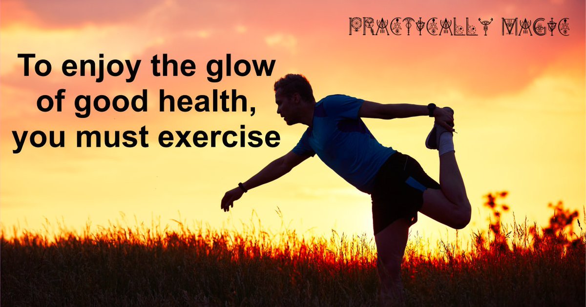 SylvDotNet's tweet photo. To enjoy the glow of good health, you must exercise
Practically Magic
https://t.co/xCx9pI3xn4
#faith #hope #love #positive #good #luxury #spirit #practicallymagic https://t.co/iBLW4uggX7