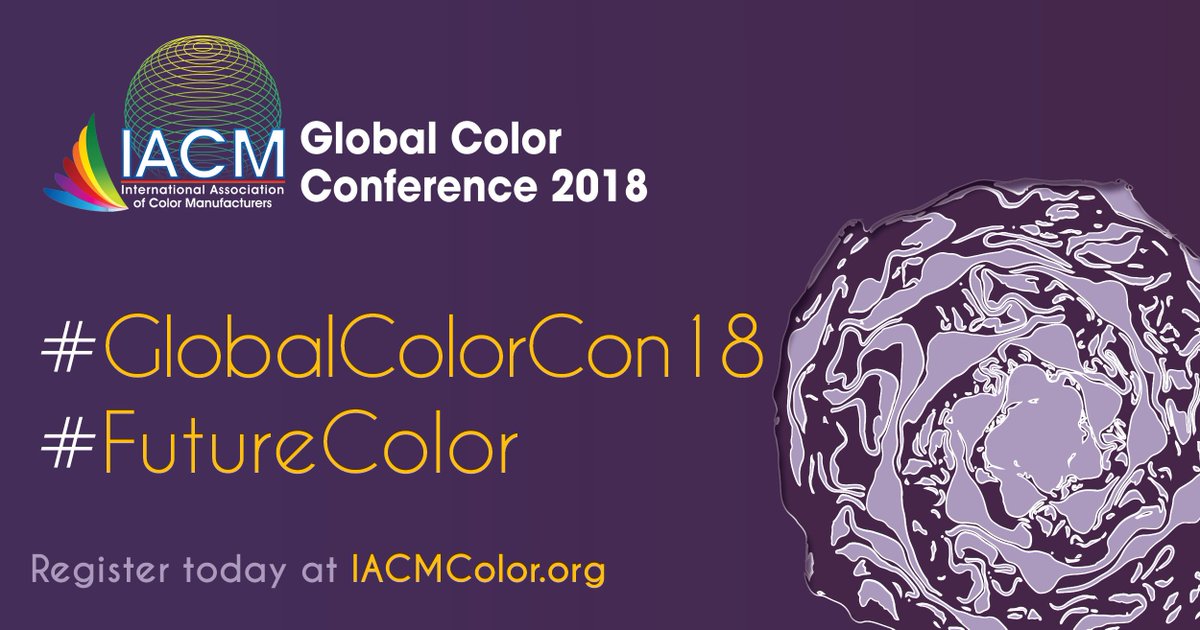 GlobalColorCon's tweet image. Stay Connected at the 2018 Global Color Conference with our event hashtags!