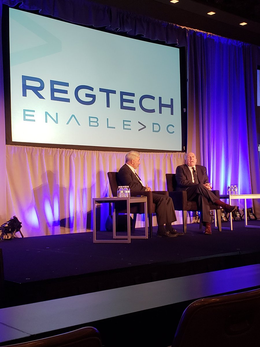 tmondres's tweet image. Looking forward to hearing from former CIA director John Brennan at #REGTECHENABLE