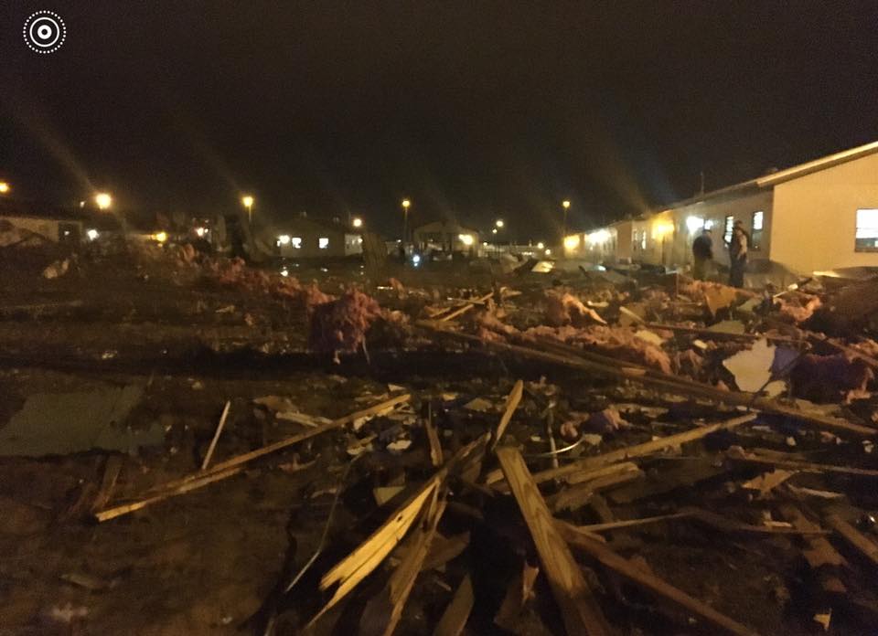 The Chow Hall building and outer perimeter fence at the Okaloosa Correctional Institution work camp sustained damage last night. There were no injuries to inmates or staff. @NWSMobile is looking into what might have caused damage. Not much was showing up on radar to support this. https://t.co/wJl1R50foX