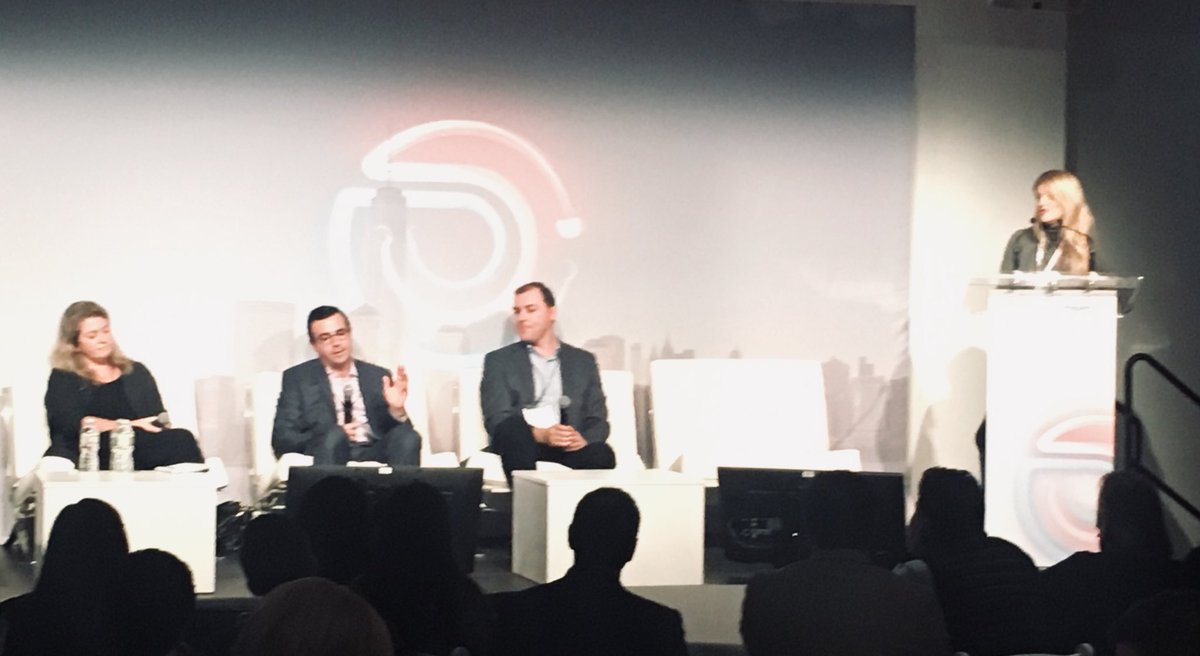 dr_herr's tweet image. ⁦@EmilyW_9⁩ of ⁦@EstatesGazette⁩ moderating a Panel around #proptech in property and asset management at #MIPIMPropTech #NY ⁦@MetaPropNYC⁩